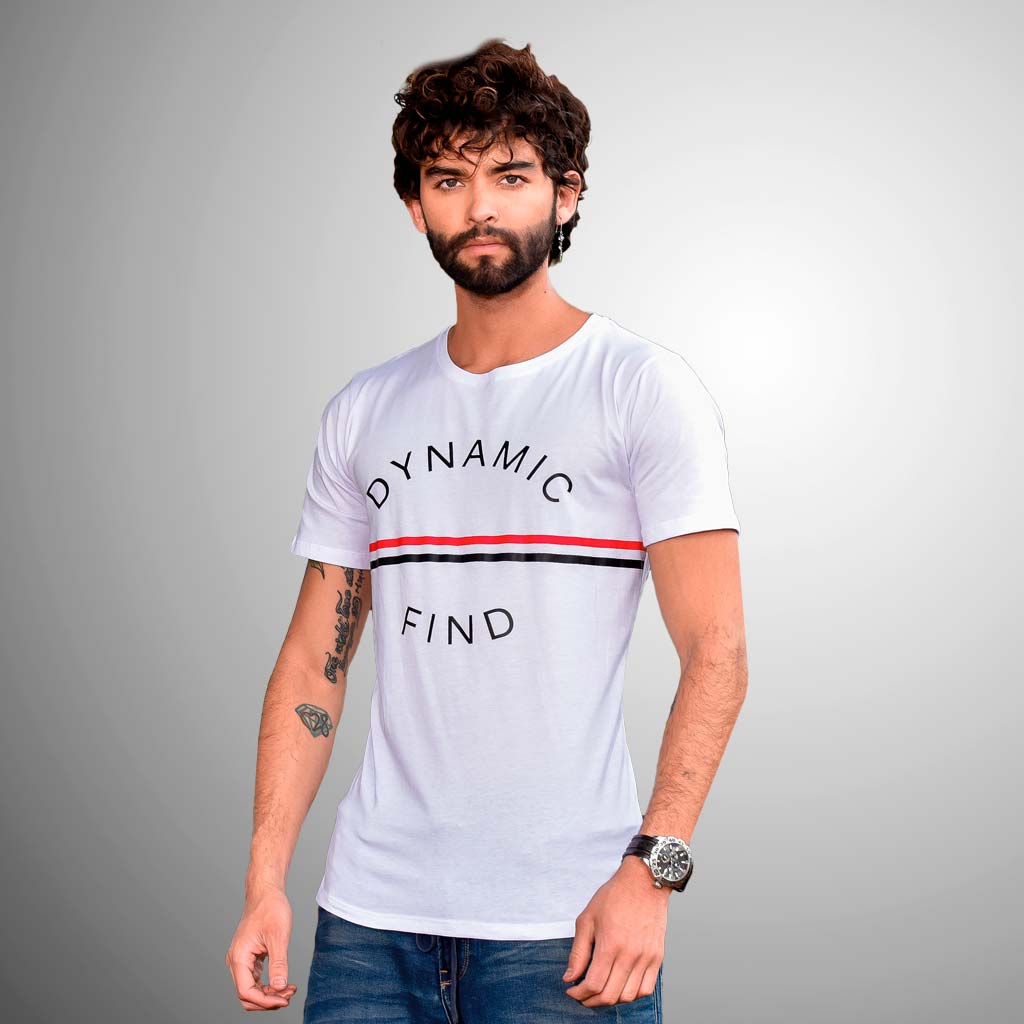 Azmen - Camiseta con lineas y diseño , ¡la mejor tienda de  ropa al por mayor!